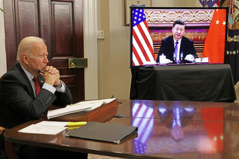 שיחה בין שני הנשיאים, בנובמבר, צילום: גטי אימג