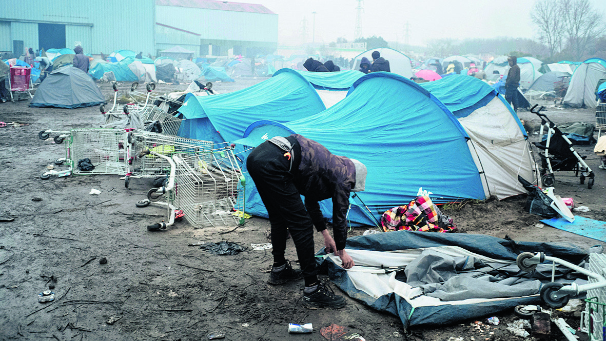 מחנה פליטים גראנד סינת' שלשום