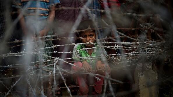 פליטים בני רוהינגה ממיאנמר שברחו לבנגלדש , צילום: גטי