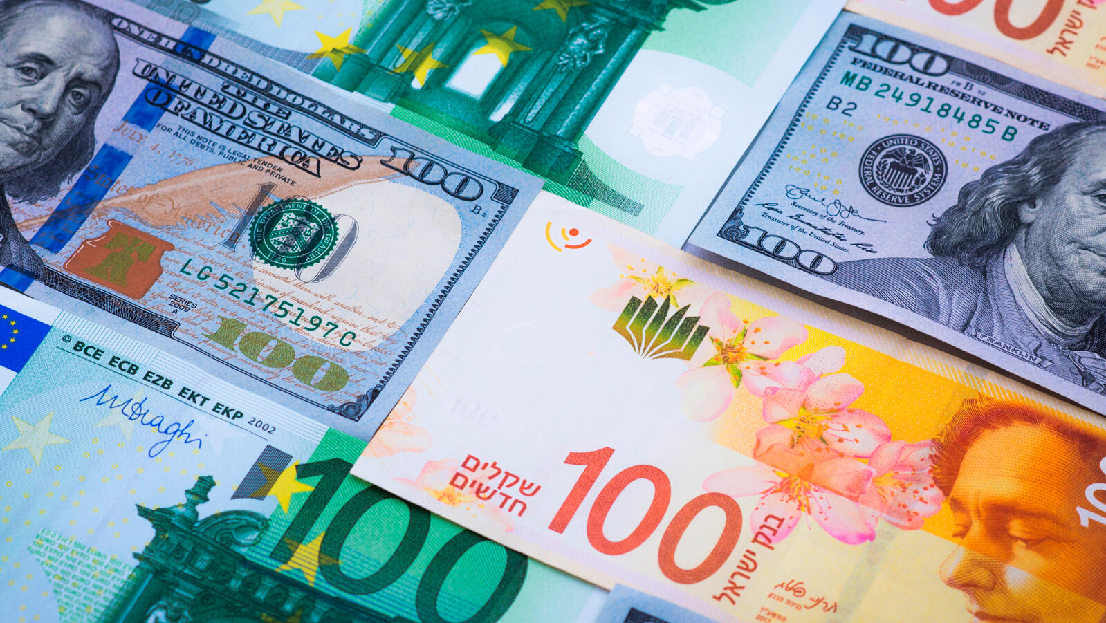 שקל דולר יורו מטבע מטבעות מט"ח 