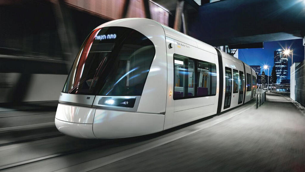 הדמיה של רכבת המטרו (צילום: נת"ע) מטרו