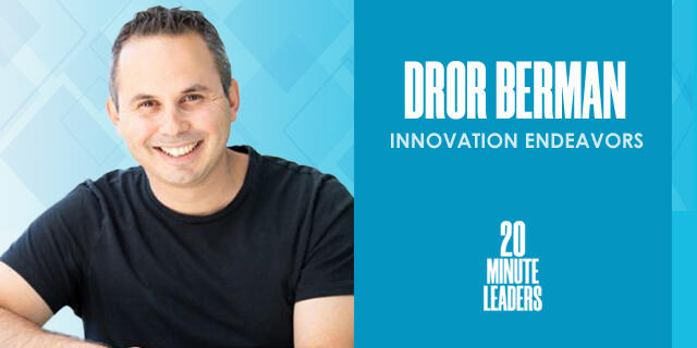 Dror Berman Innovation Endeavors 20 