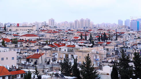 מבט אל בני ברק, העיר הצפופה בישראל, צילום: שאטרסטוק