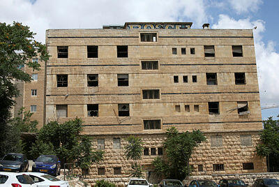 בניין נטוש ב ירושלים