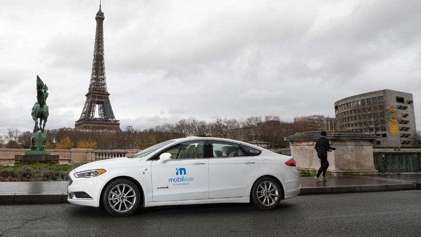 Mobileye announces first autonomous on-demand service in Paris