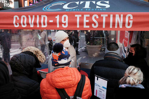 בדיקות קורונה בניו יורק, צילום: AFP