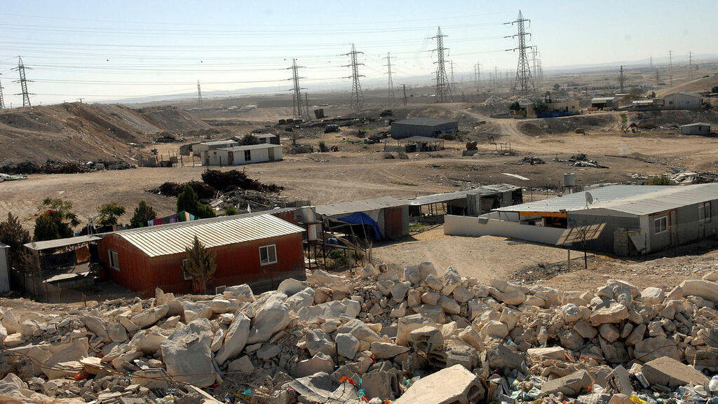 בדואים בנגב מבנים בפזורה הבדואית בנגב