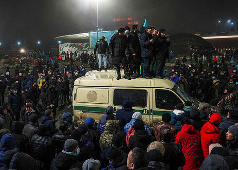הפגנות בקזחסטן, AFP