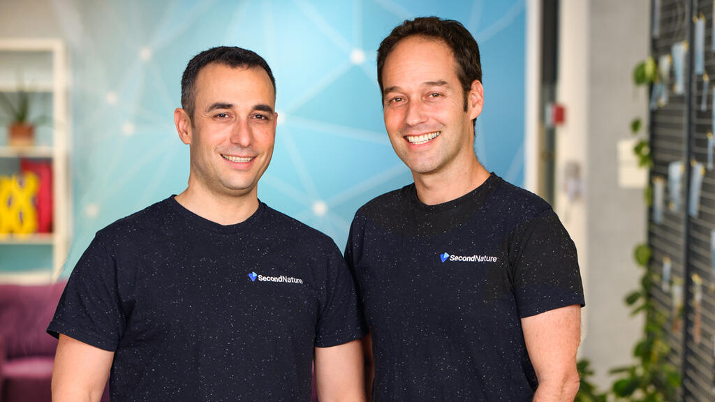 מייסדי החברה אריאל חיטרון ואלון שליטא (Credit: David Garb ) Second Nature Ariel Hitron Alon Shalita