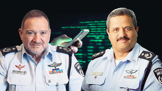 רוני אלשיך ו קובי שבתאי מפכ"לי ה משטרה מיין רחב