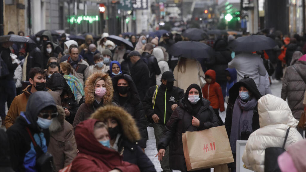 רחוב מרכזי בבריסל, החודש. האספקה הרוסית ירדה בעיצומו של החורף, צילום: אי.פי.אי,
