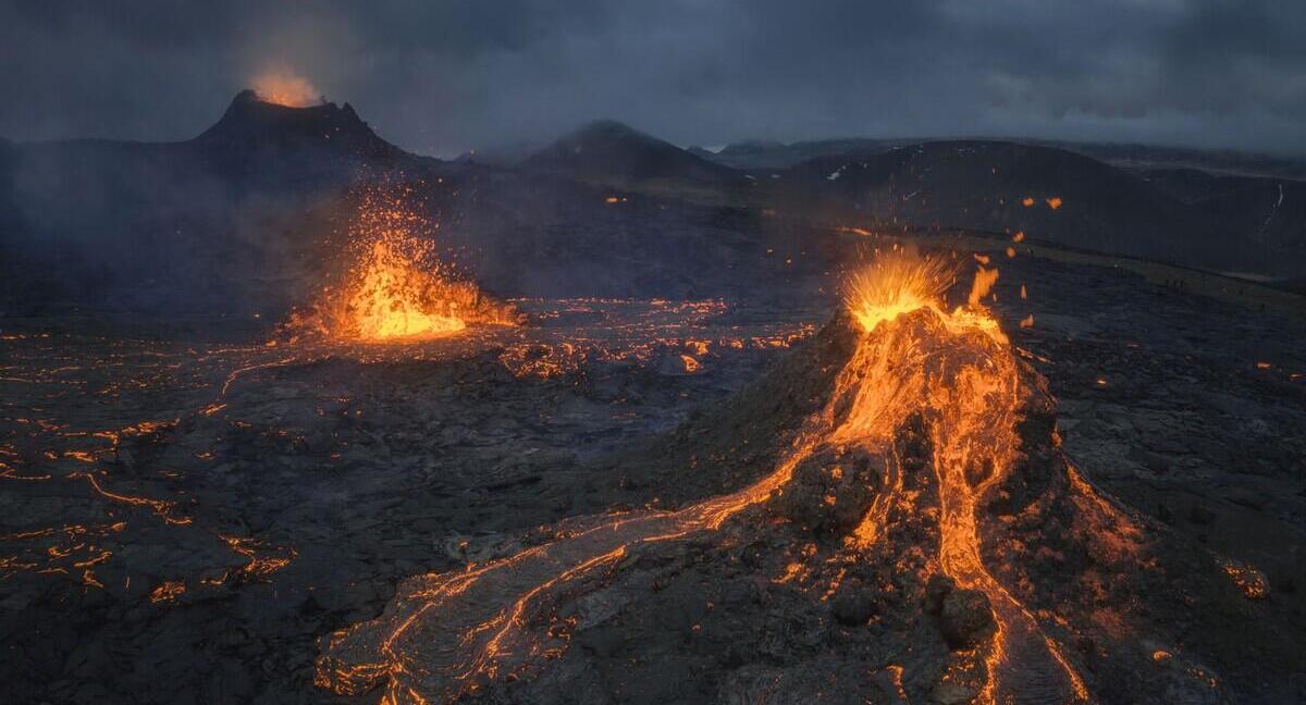 פוטו תחרות צילומי נופים הר געש איסלנד 