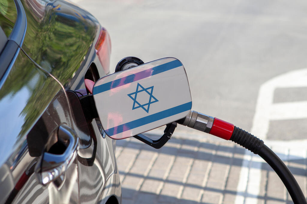 דלק תדלוק דגל ישראל מכונית רכב