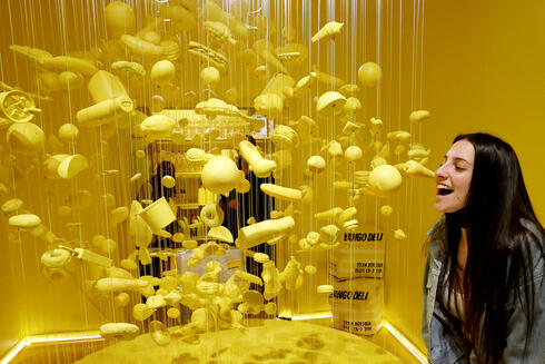 אירוע פופ־אפ במוזיאון תל אביב , צילום: AFP