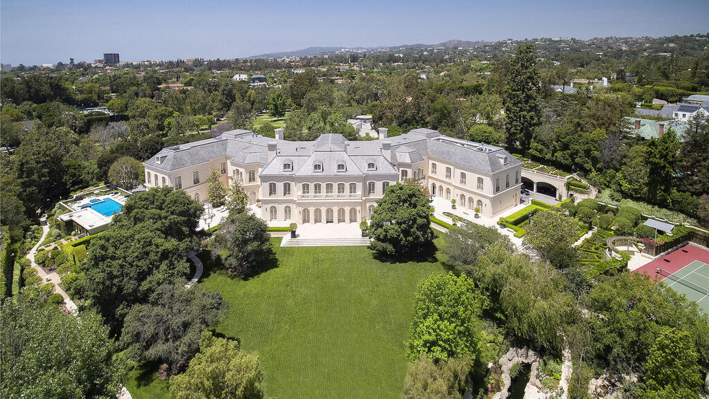 אחוזת ספלינג לוס אנג'לס. קצת יותר גדול מהבית הלבן (צילום: Hilton & Hyland / Jim Bartsch) אחוזת ספלינג The Manor לוס אנג'לס