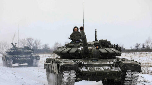טנקים רוסיים, צילום: רויטרס