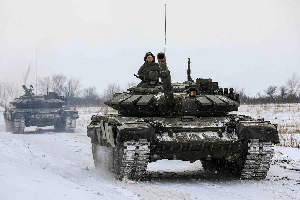 טנקים רוסיים רוסיה אוקראינה