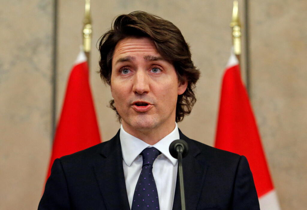 ג'סטין טרודו ראש ממשלת קנדה פברואר 2022