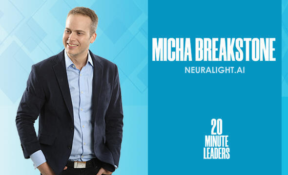 Micha Breakstone, co-founder and CEO of NeuraLight. 