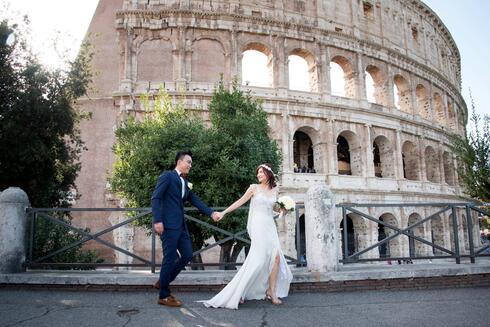 חתונה ברומא, צילום: yesweddingitaly