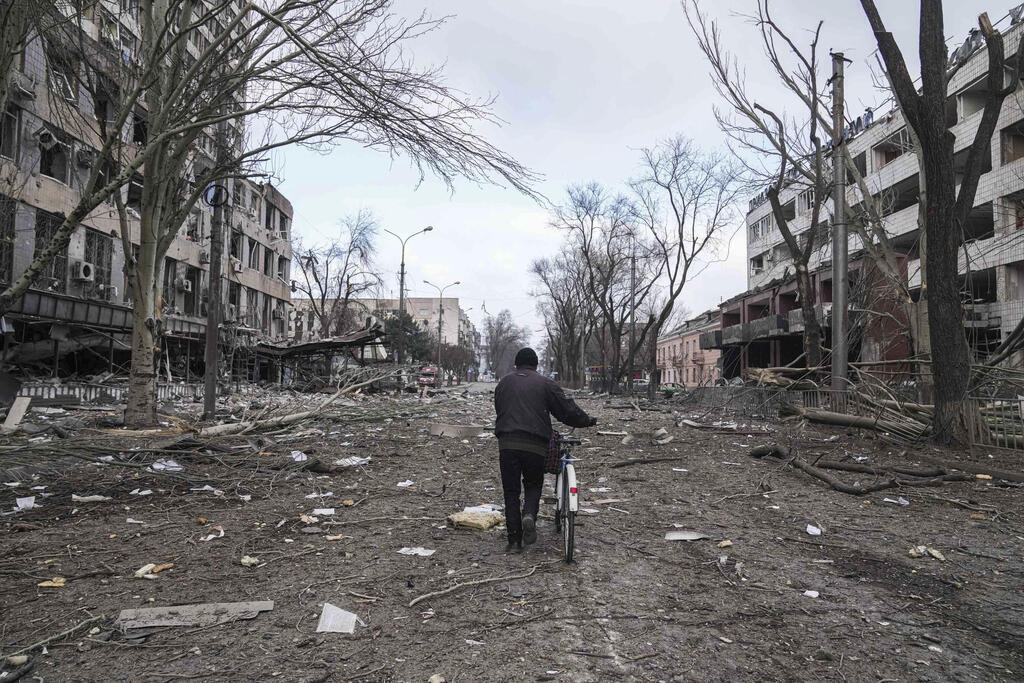 הרס ב מריופול אוקראינה