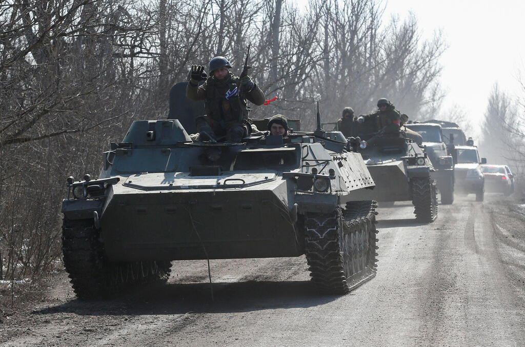 טנקים רוסיים ב אוקראינה