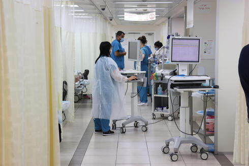 חדר מיון בית חולים רמב"ם חיפה, צילום: אלעד גרשגורן