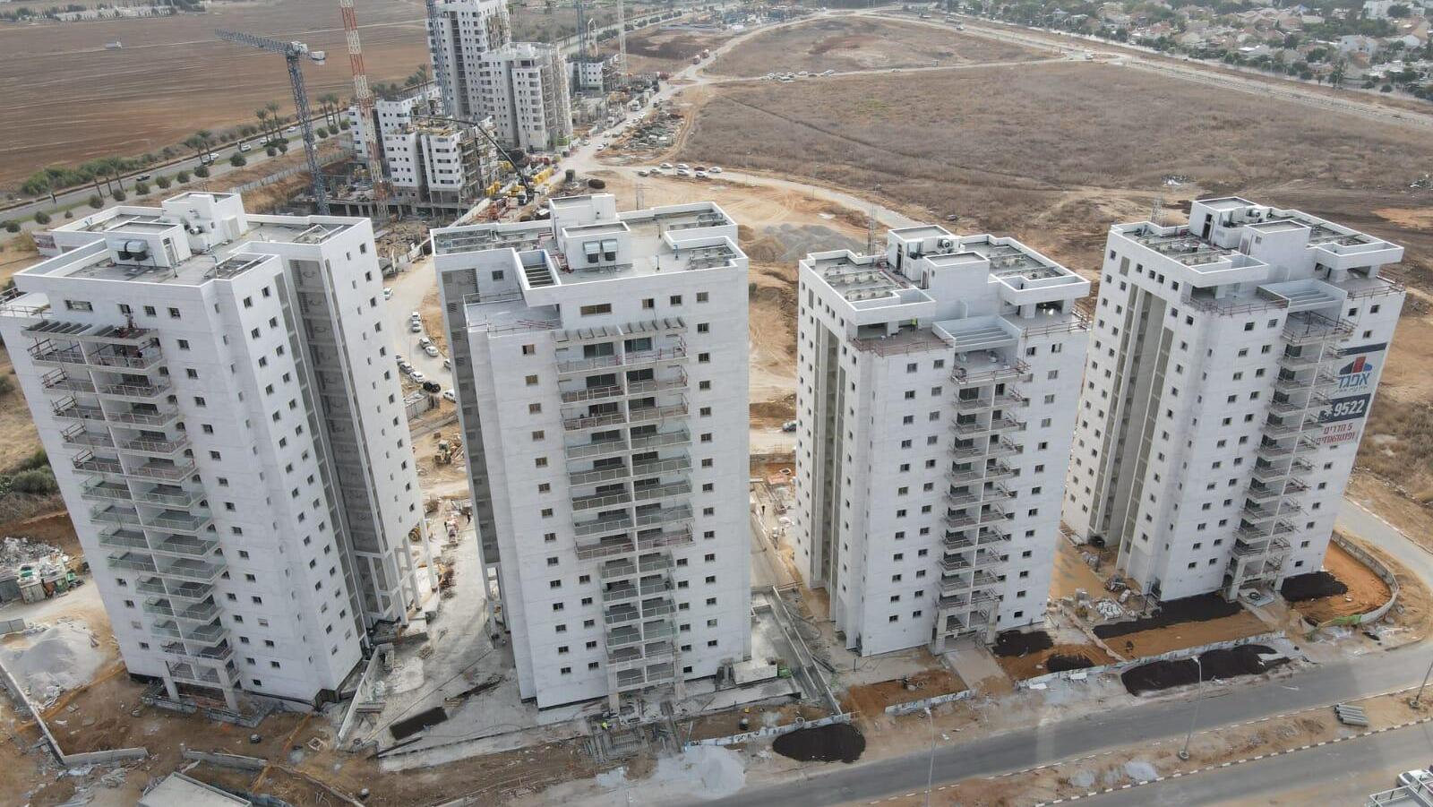 אשקלון פרויקט בנייה של חברת אפגד
