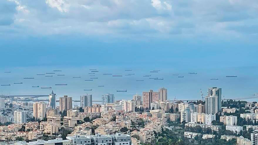 פקק נמל חיפה