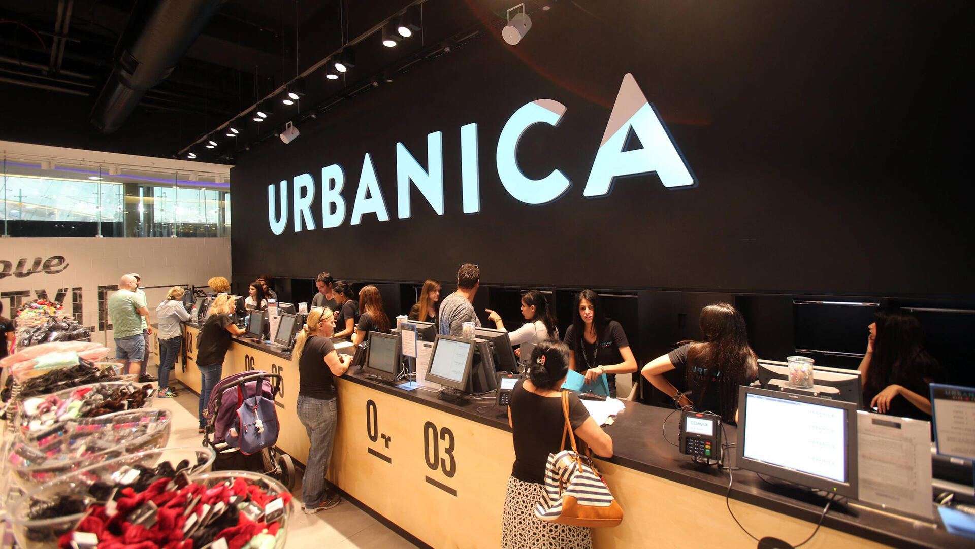 חנות אורבניקה ב סינמה סיטי ב ראשון לציון