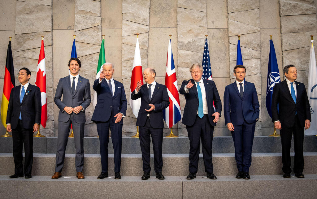 מנהיגי מדינות ה G7 במפגש פסגה בבריסל ברקע המלחמה ב אוקראינה