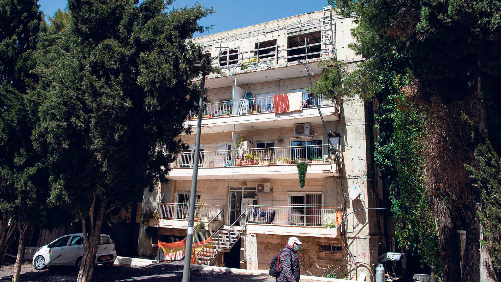 בניין תמ"א תקוע ברחוב עין גדי 27 בירושלים