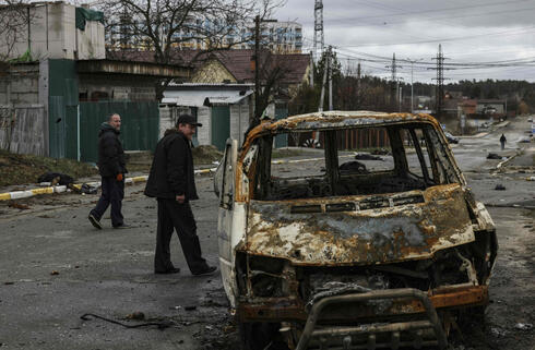 הרס בכפרים של אוקראינה, צילום: AFP