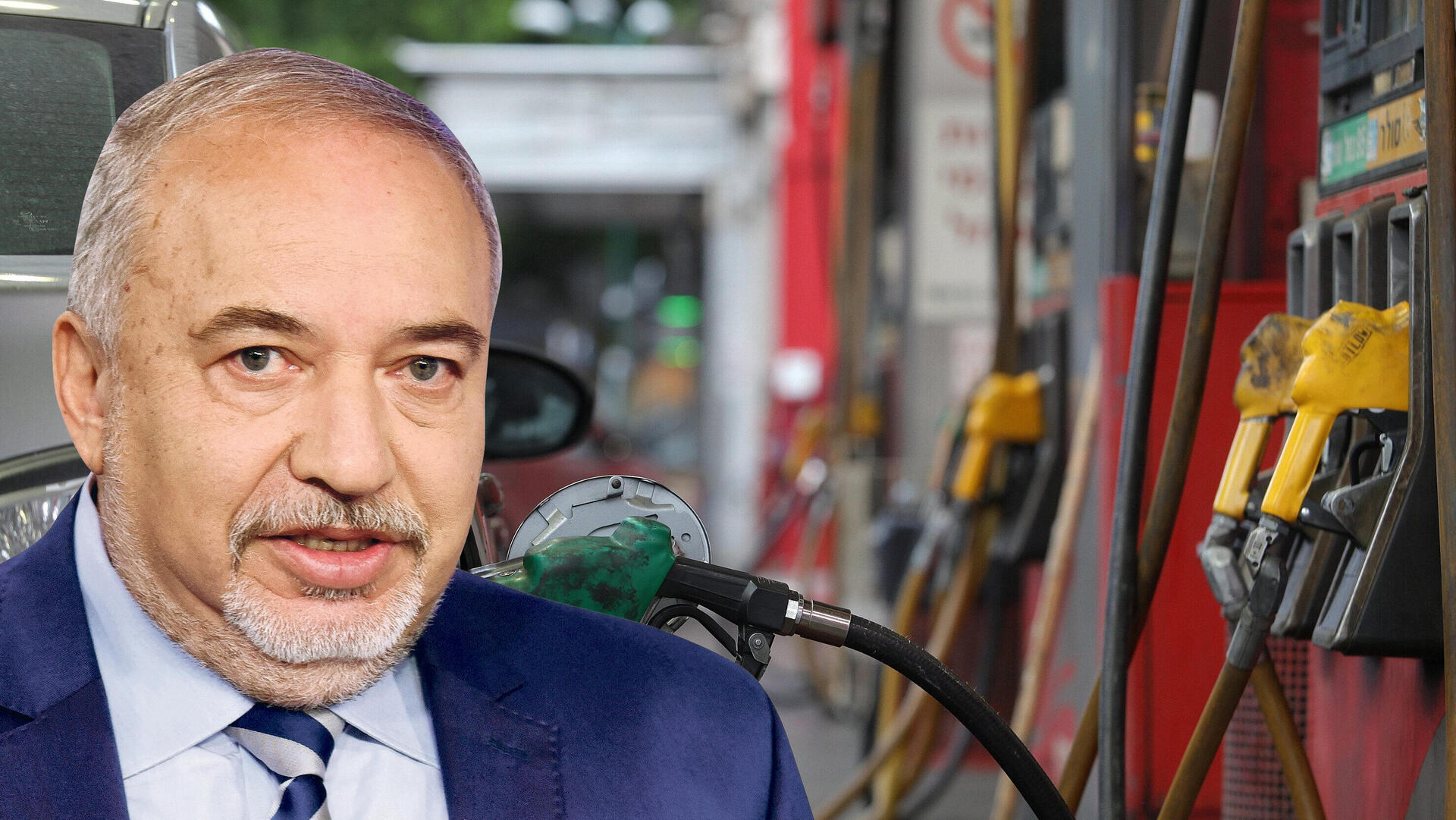 שר האוצר אביגדור ליברמן תחנת דלק של דלק ישראל