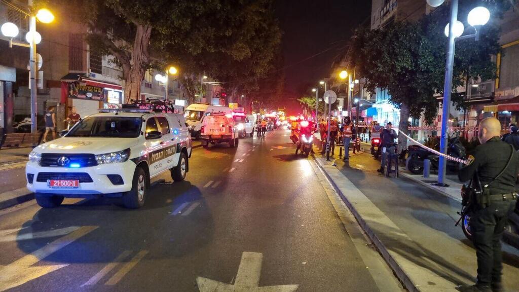 פיגוע ירי זירה זירת אירוע יריות תל אביב דיזנגוף