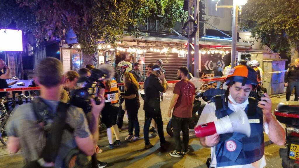 פיגוע ירי זירה זירת אירוע יריות תל אביב דיזנגוף
