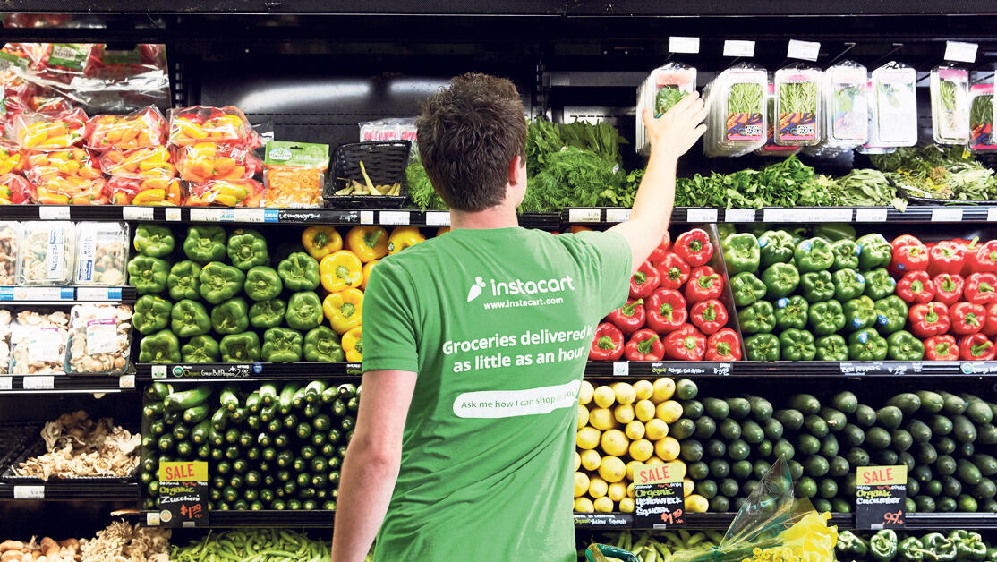 שליח של Instacart אינסטקרט