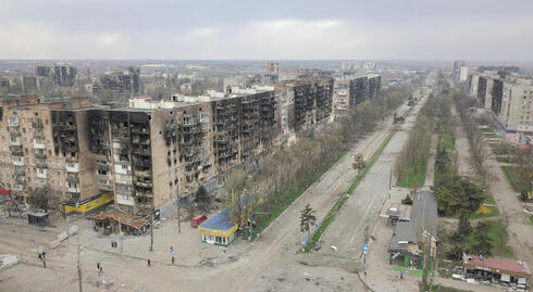 ההרס הנרחב במריופול. רוסיה טוענת: כל השטח האורבני בעיר נכבש, צילום: רויטרס
