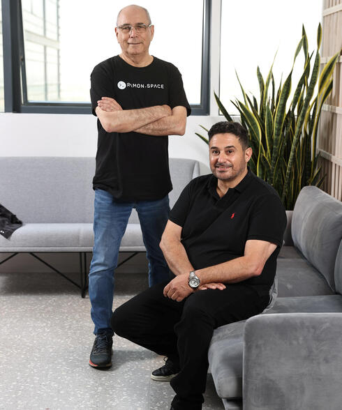 Ramon.Space CEO Avi Gabai (sitting) and co-founder Ran Ginosar. 