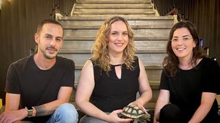 מימין מיכל גוטמן סמנכ"לית הפיתוח מעיין כהן מנכ"לית זיו מלצר מייסד משותף 