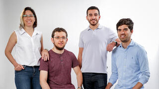 מייסדי Imagene AI. מימין: יהונתן צלח, דין ביתן, שחר פורת והמדענית הראשית ד"ר נורית פז