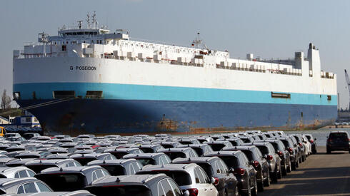 אניית משא של מכוניות חדשות, צילום: שאטרסטוק