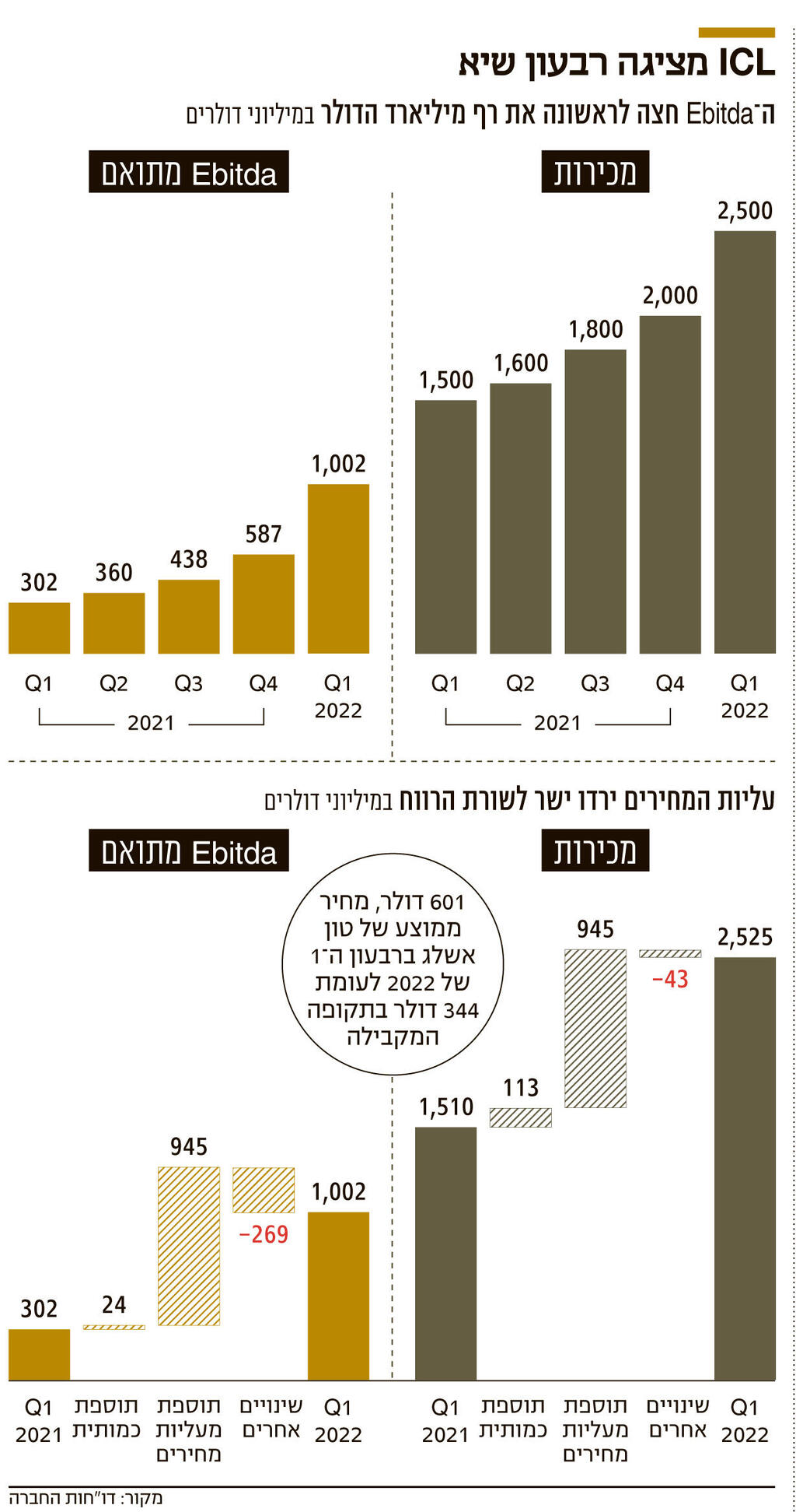 אינפו ICL מציגה רבעון שיא