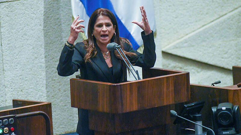 ח"כ מירב בן ארי נואמת בכנסת