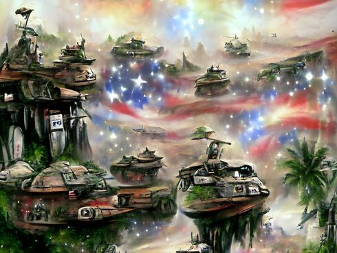 “Vietnam war in a distant galaxy in the outer space” 