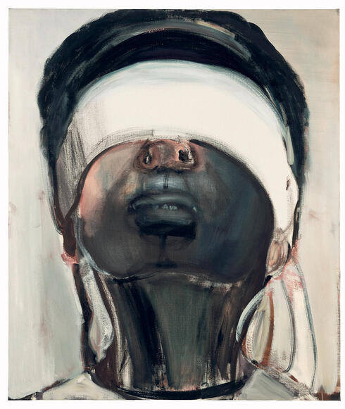 ציורים של מרלן דומא שמוצגים עכשיו בתערוכה בוונציה, צילום: matteo de fina,
