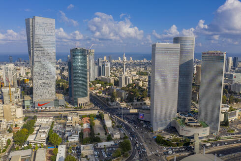 Tel Aviv skyline. 