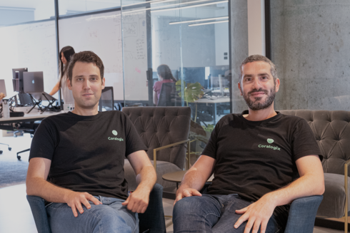 Coralogix co-founders Ariel Assaraf and Yoni Farin. 