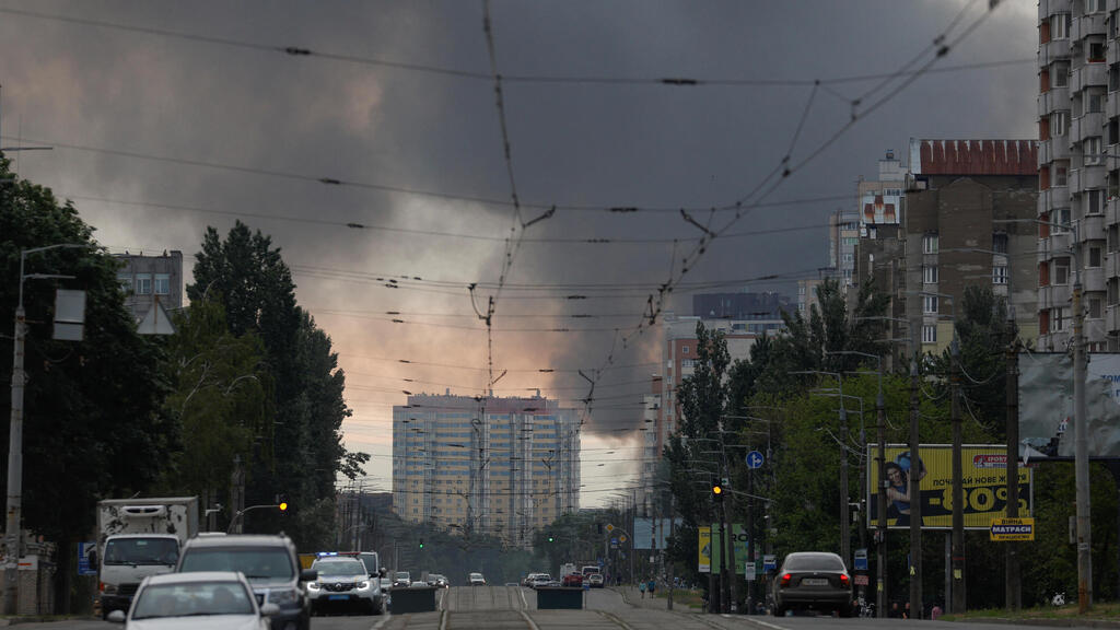 התקפה רוסית על קייב אוקראינה אחרי חודש שקט