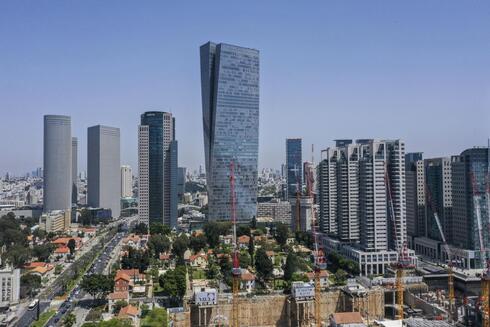 Tel Aviv skyline. 